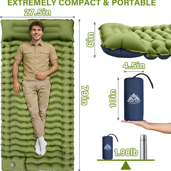 inflatable sleeping pad