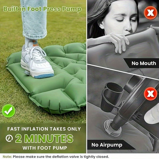 quick inflate sleeping pad